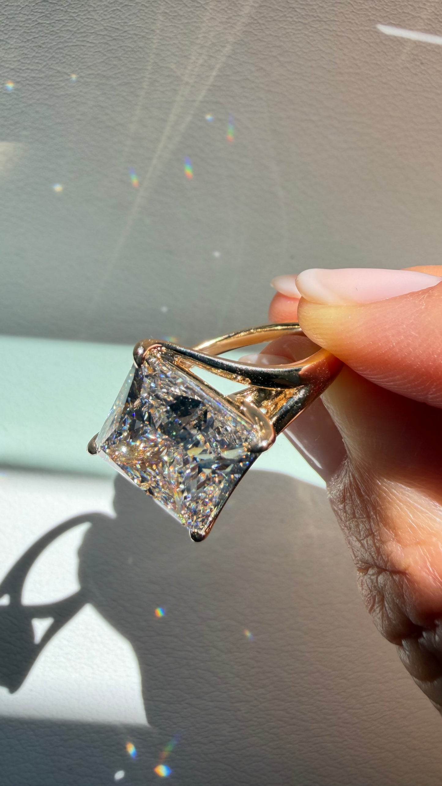 Victoria Ring - 10ct Princess Cut
