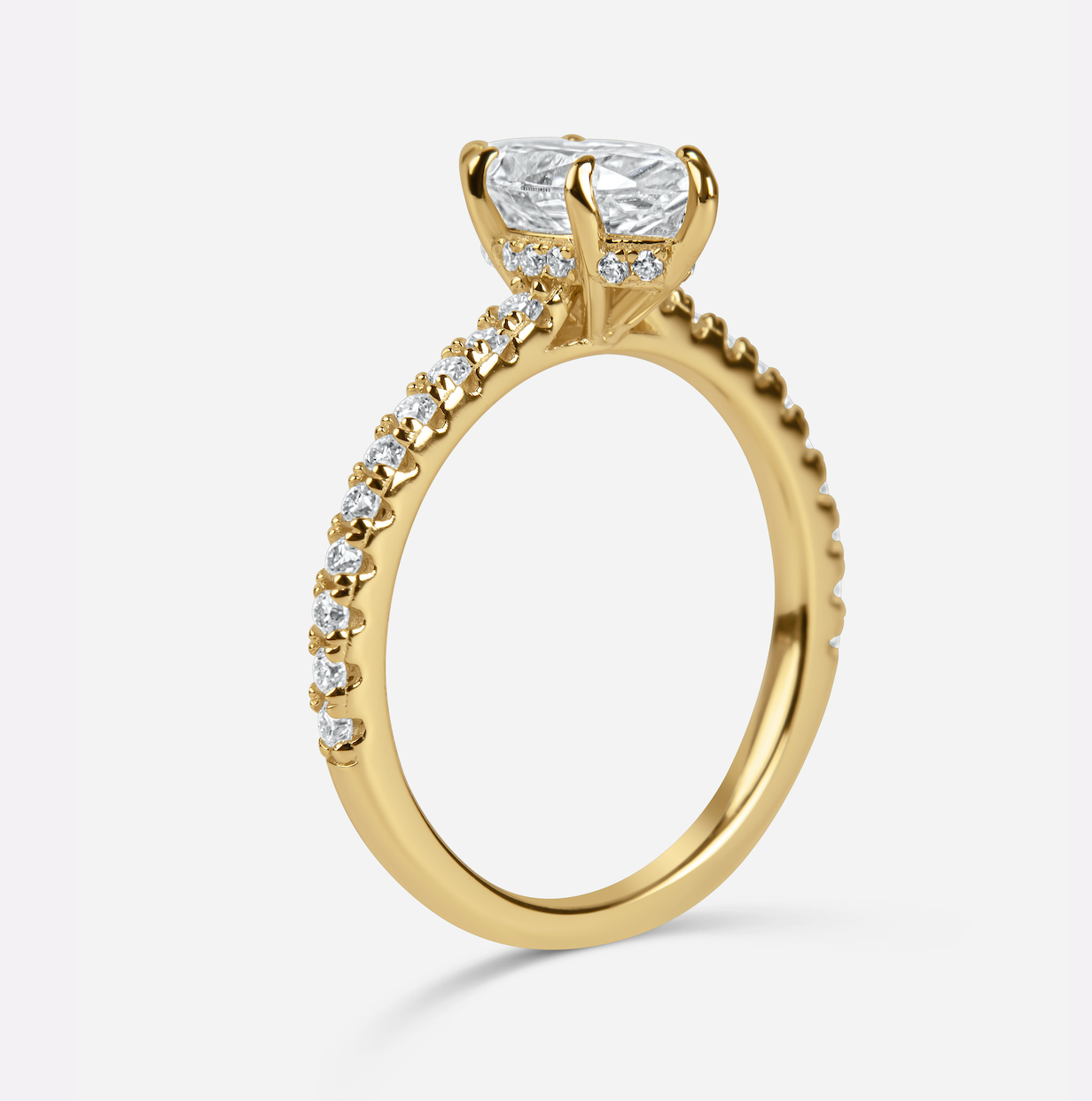 The Gwen Ring - 2 CRT Marquise Cut Moissanite Diamond