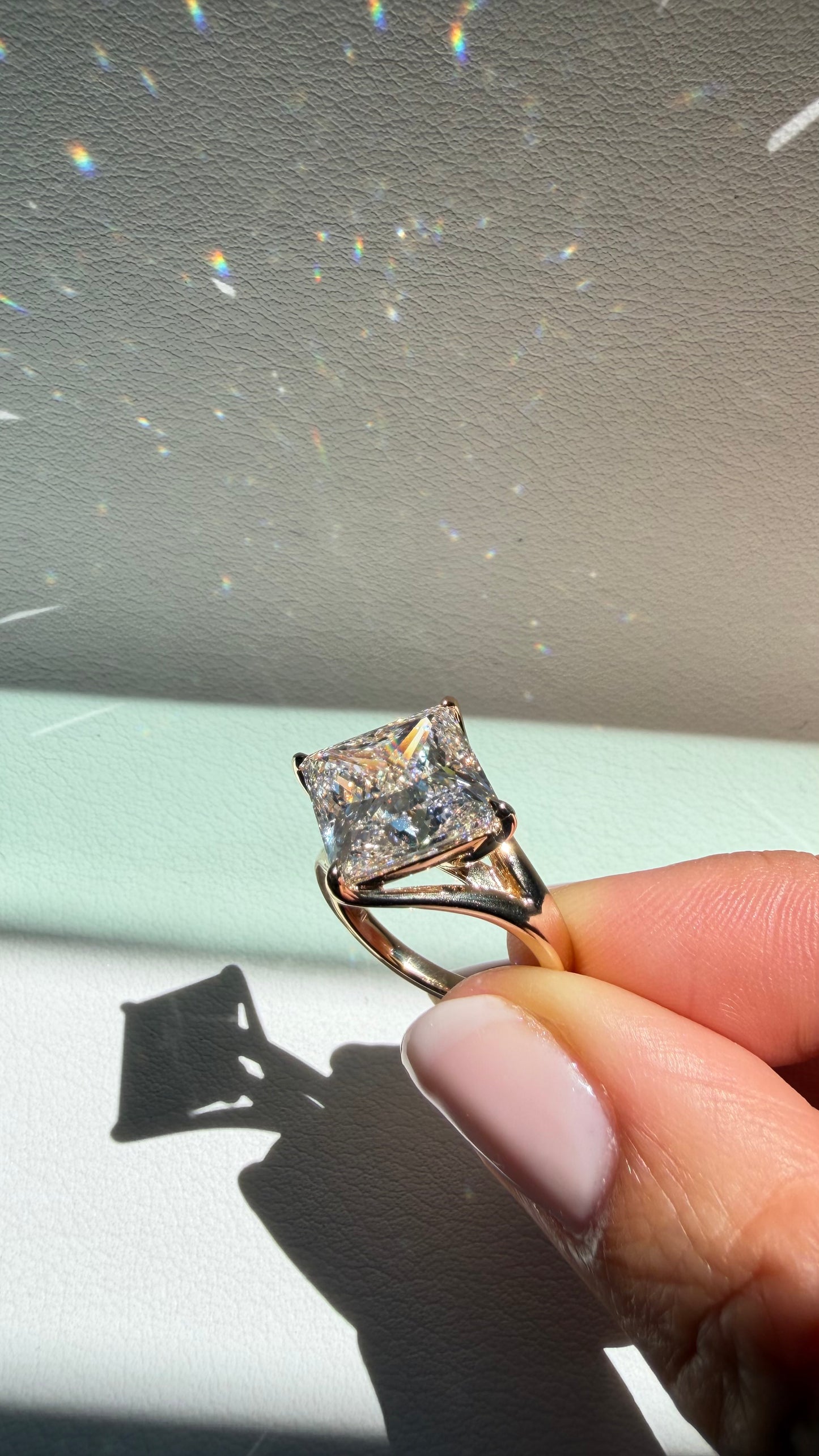 Victoria Ring - 10ct Princess Cut