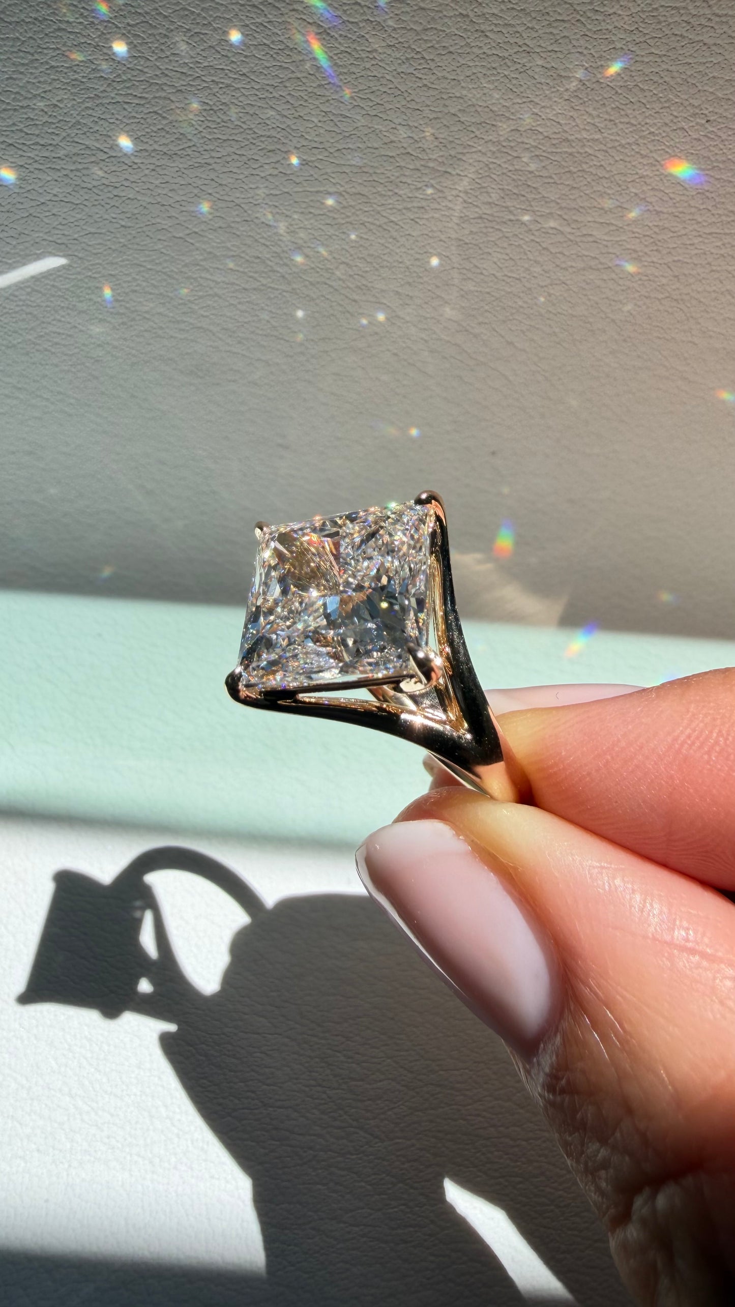 Victoria Ring - 10ct Princess Cut