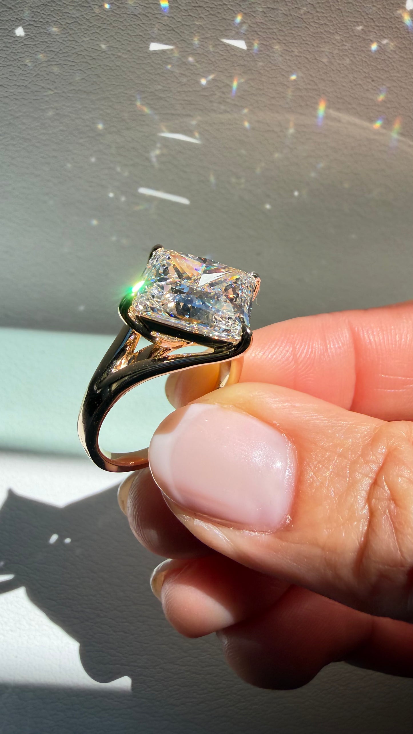 Victoria Ring - 10ct Princess Cut