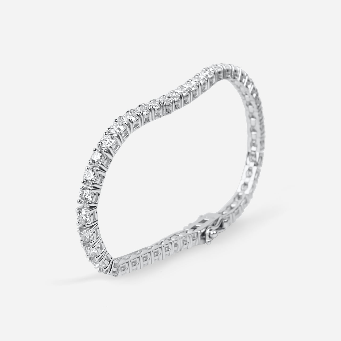Nicole Tennis Moissanite Bracelet