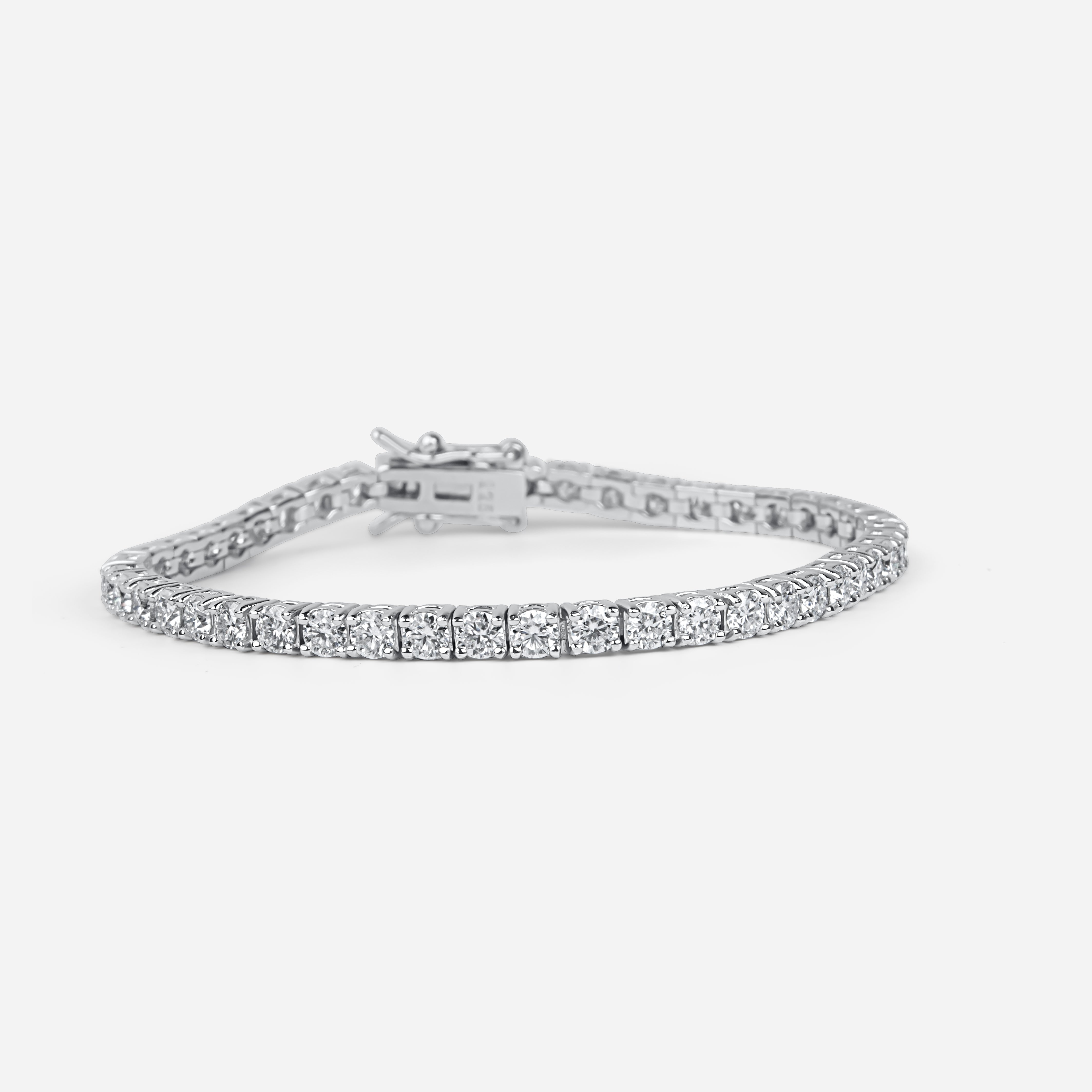 Nicole Tennis Moissanite Bracelet
