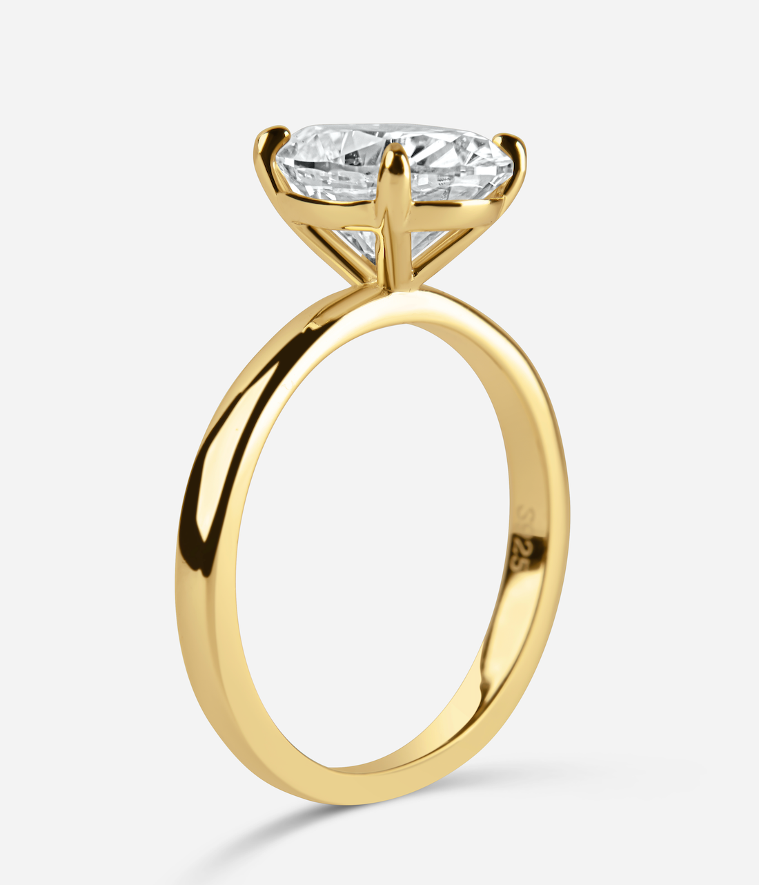 The Audrey Ring - 2 CRT Oval Cut Moissanite Diamond